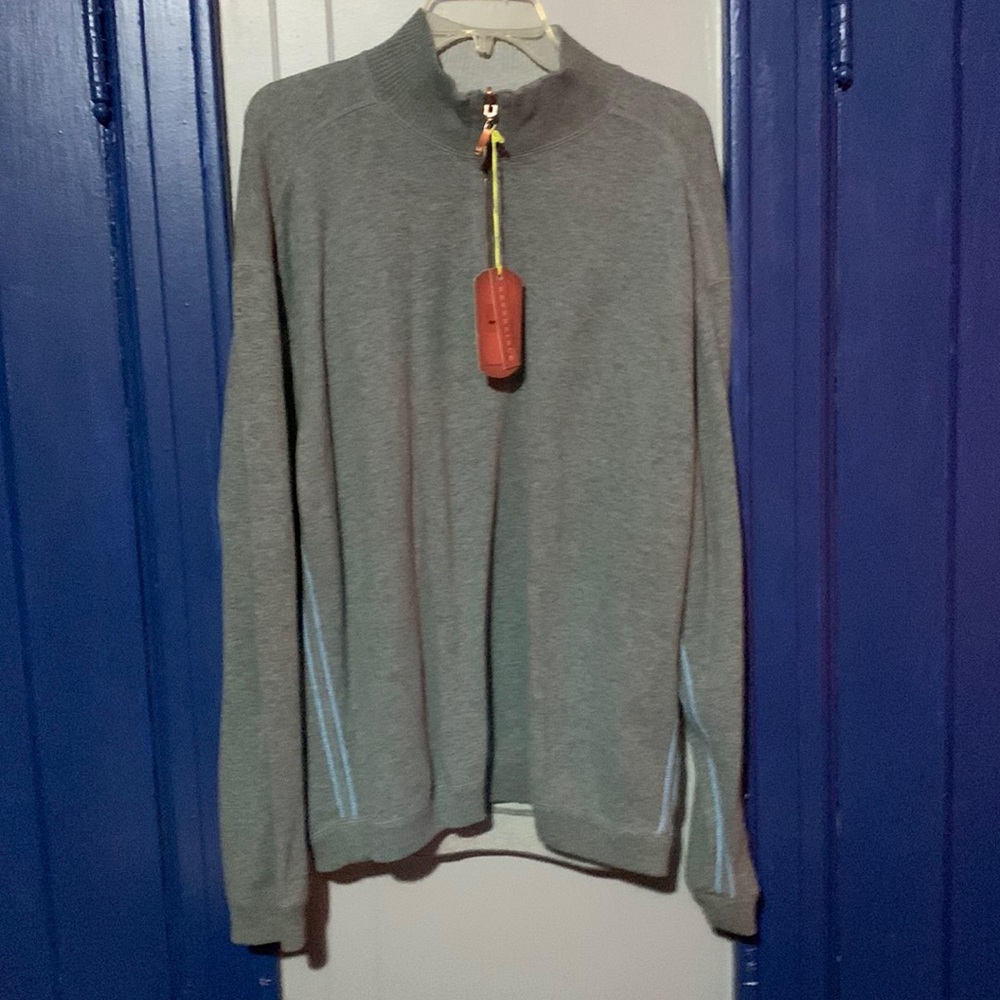 Tommy Bahama Quarter Zip Sweater Men
